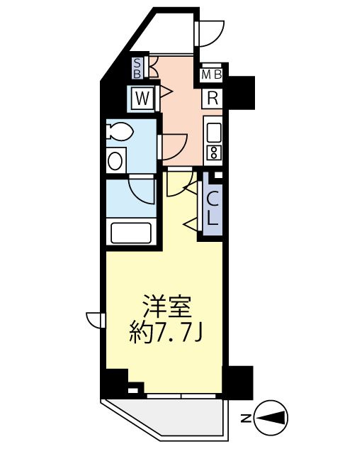 グランヴァン大島の間取り