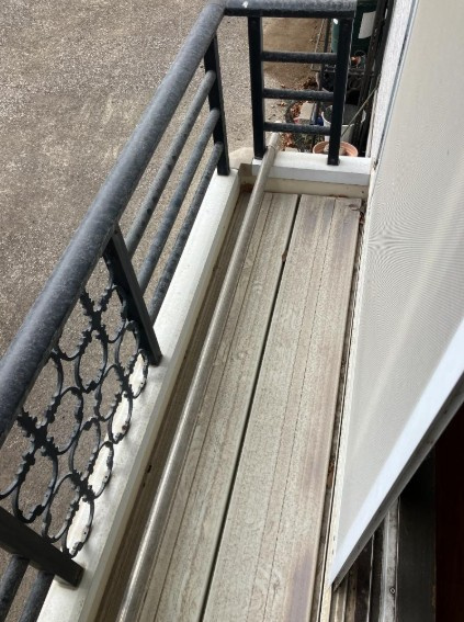 メゾン・ド・パンテールのバルコニー