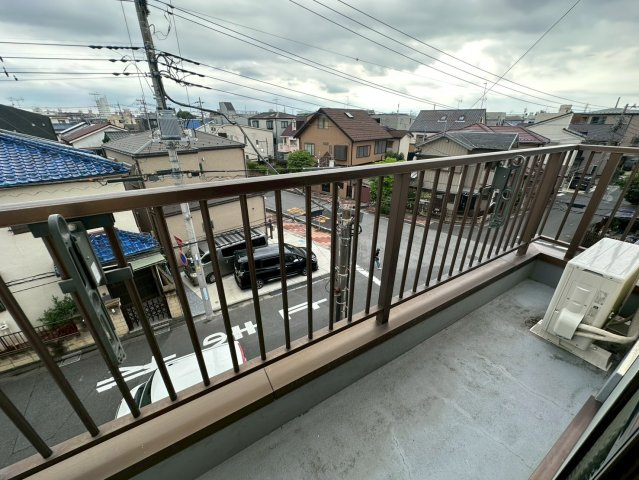 ハイツ島田のバルコニー