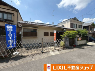 【外観】 | 解体更地渡し　約６０坪の売土地 | 間口約１１．８ｍの有効約６０坪の土地