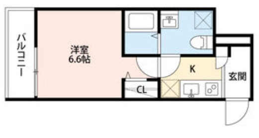 【間取り】 | シャトーレ南巽　仲介手数料無料