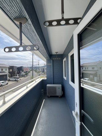 名取市愛島台のバルコニー