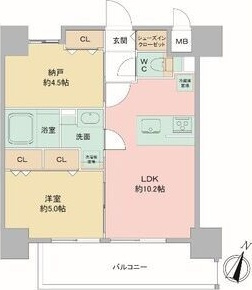 Louis Residence 弁天町の間取り