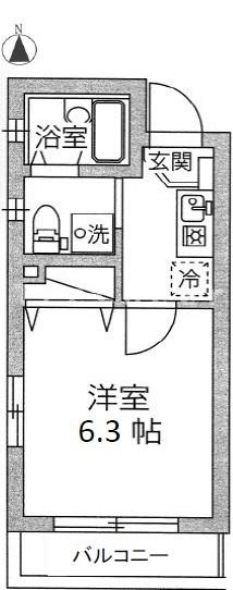 ライフ・コート武蔵関の間取り