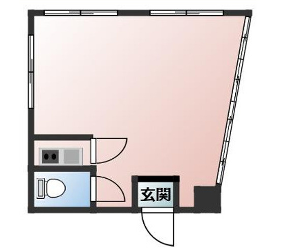 神戸市灘区永手町３丁目の店舗事務所の間取り