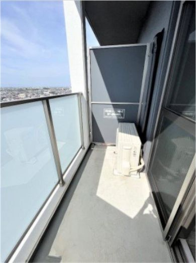 名古屋市中村区中村町９丁目の賃貸マンションのバルコニー