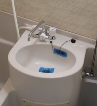 メゾンローゼEの洗面所