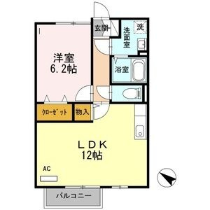 【間取り】 | ディーフレア目川 | お部屋の間取りです