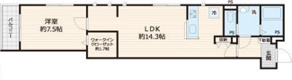 【間取り】 | エリタージュ品川 | 間取りです。
