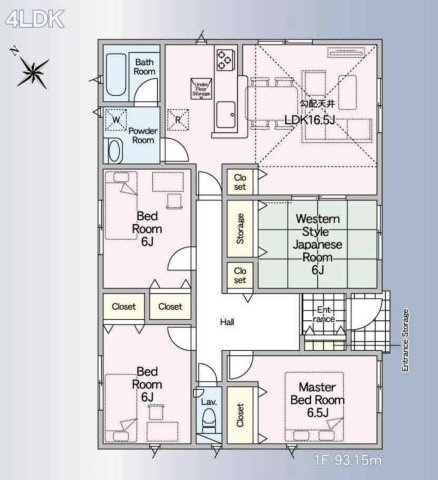 杉戸町遠野第3　新築戸建　全3棟　3号棟の画像