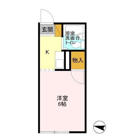【間取り】 | サンハイツ鶴沢