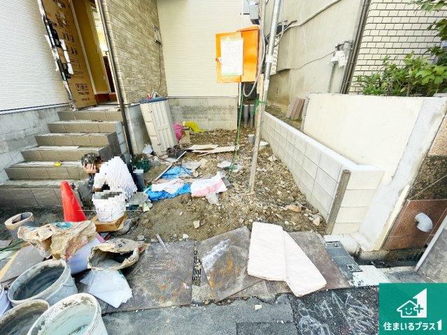 豊中市夕日丘　第1期　新築一戸建ての外観|現在の進捗状況です！順調に作業進行中、完成が待ち遠しいです！詳細の間取り等、お気軽にお問い合わせください！