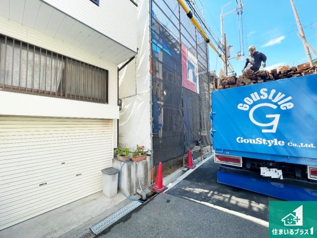 豊中市夕日丘　第1期　新築一戸建ての外観|現在建築中！落ち着いた街並みで新生活を始めることが出来そう！周辺の物件も併せてご紹介させて頂きます！