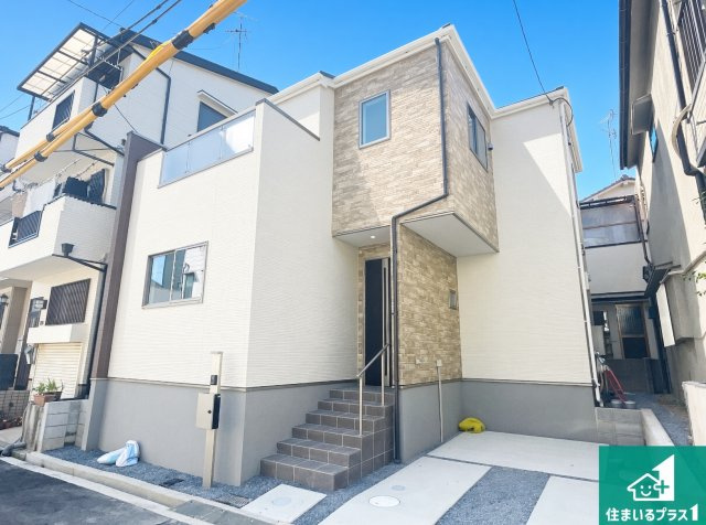 ■豊中市夕日丘　第1期　新築一戸建ての外観|お客様に長く安心して住んでいだだける事にこだわった家づくり！住んでからのアフターサービスにもしっかりと取り組んでいます！