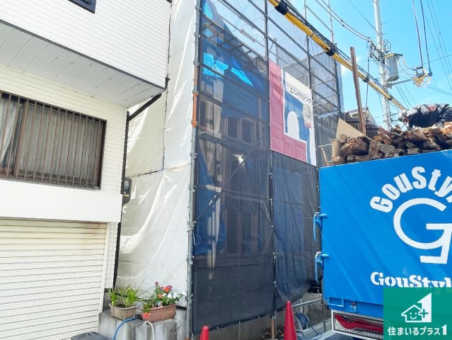 豊中市夕日丘　第1期　新築一戸建ての外観|現在建築中！落ち着いた街並みで新生活を始めることが出来そう！周辺の物件も併せてご紹介させて頂きます！