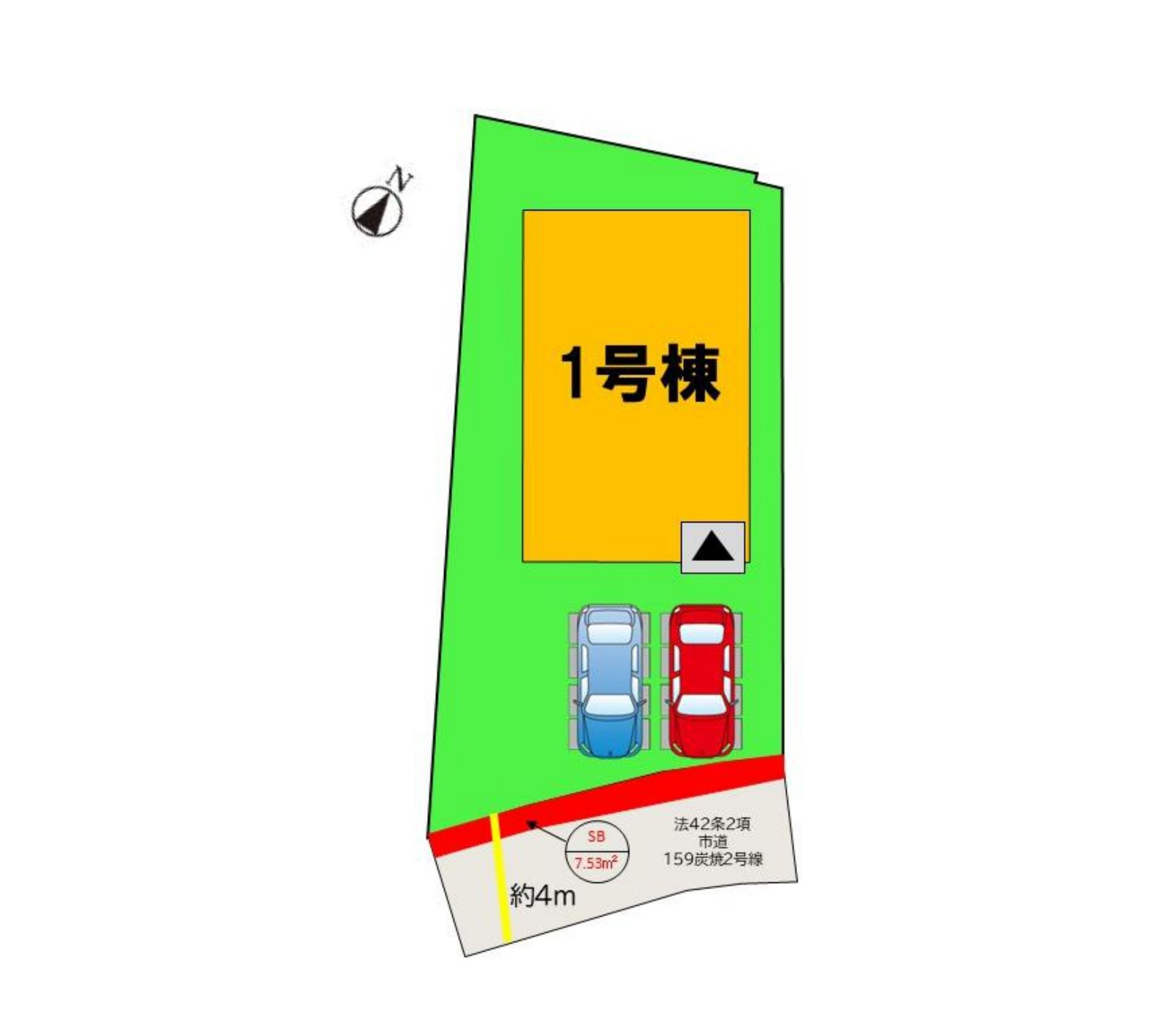 糟屋郡宇美町貴船2丁目第8-1棟（1号棟）の間取り