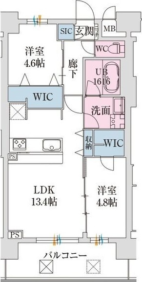 スプランディッド難波VII(セブン)の間取り