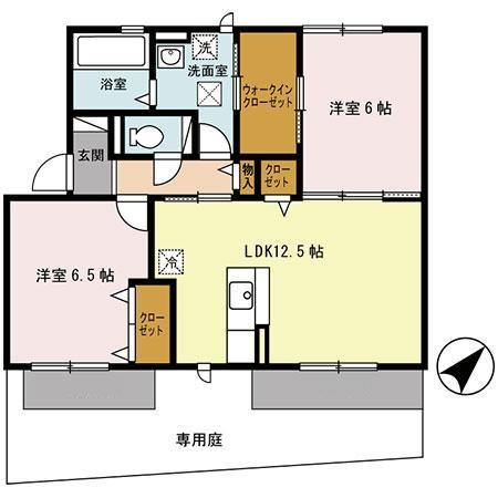 松韻舎C棟の間取り