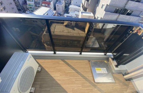 豊島区池袋１丁目の賃貸マンションのバルコニー