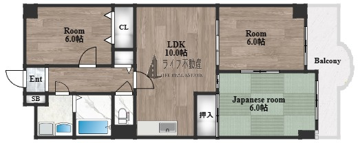 センターロイヤルの間取り