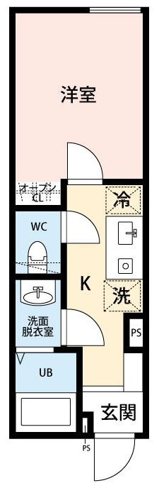 LUFT ASAGAYA(ルフト アサガヤ)の間取り|間取りです。