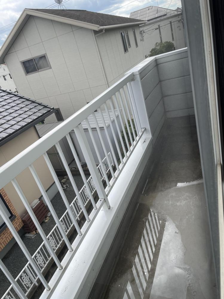 キャピタルハイツ川田A棟のバルコニー