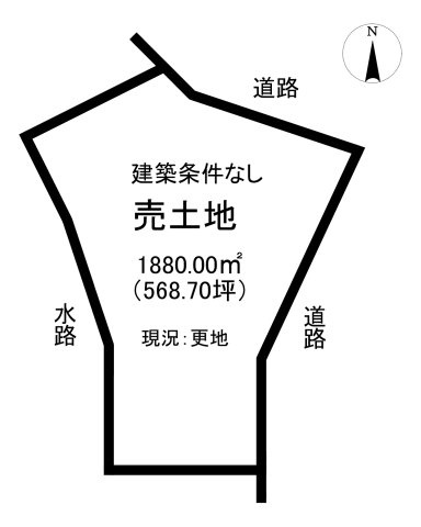 栃木市城内町2丁目532-1の土地図