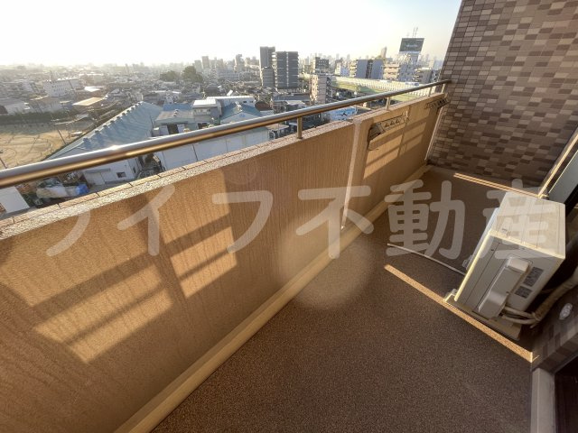 アンドユーイワキ・東大阪のバルコニー|開放的で明るい空間を演出してくれるバルコニーです