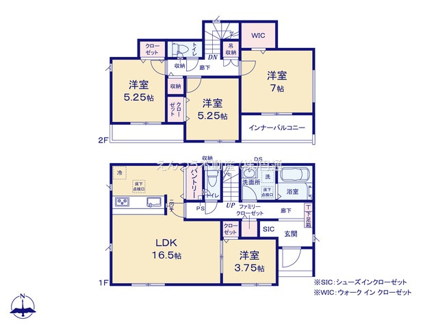 グラファーレ一色新町3期の間取り