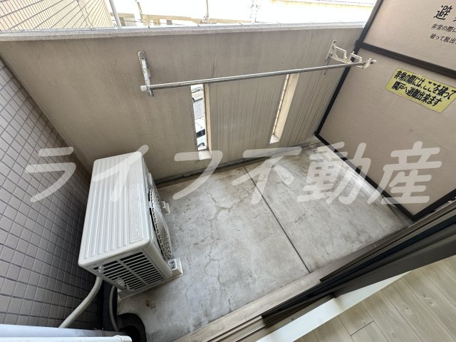 パークモダン高井田のバルコニー|開放的で明るい空間を演出してくれるバルコニーです