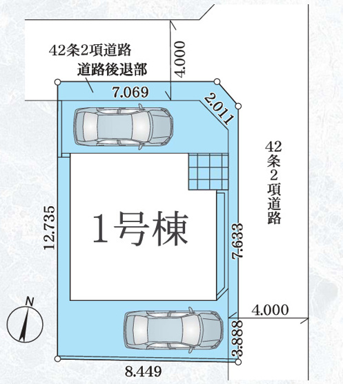 【区画図】 | 平塚市桃浜町　限定１棟　新築住宅