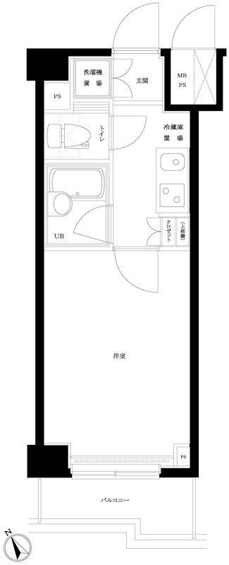 ルーブル南池袋の間取り