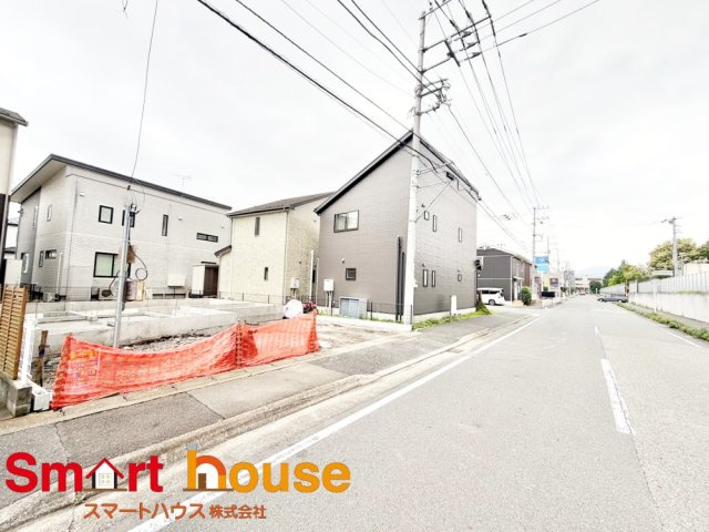 相模原市中央区田名１期１棟の前面道路含む現地写真