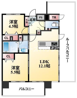 【間取り】 | ブリエヴェール北桜塚