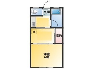 【間取り】 | サンライズコーポ | 間取りです。