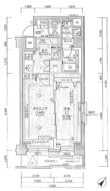 日神デュオステージ押上の間取り