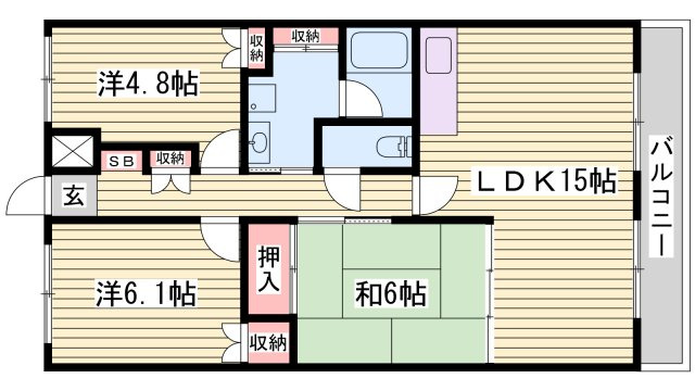 バレルビラの間取り