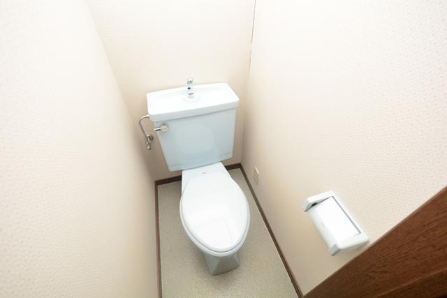 シンプルで使いやすいトイレです♪