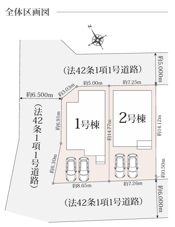 グラファーレ佐倉市中志津４丁目５７期の区画図