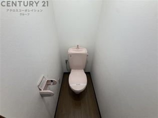 清潔感のあるトイレです
