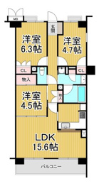 ウィングコート伊丹大野の間取り