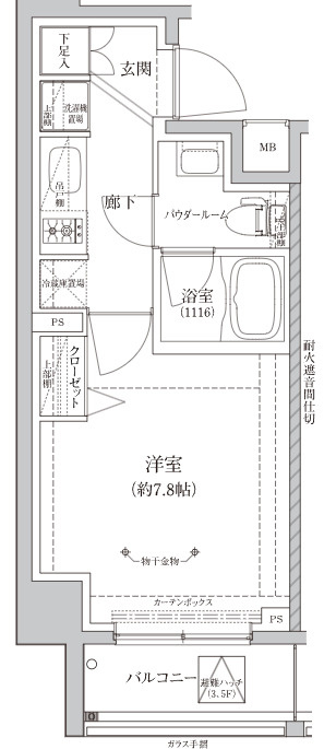 RELUXIA森下Ⅱの間取り