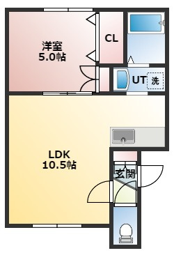 【間取り】 | 【CP対象】アラン円山 | 間取りです