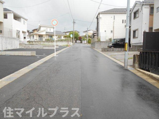 【前面道路含む現地写真】 | 郡山市菜根3丁目新築一戸建て7棟 | 前面道路含む現地写真です