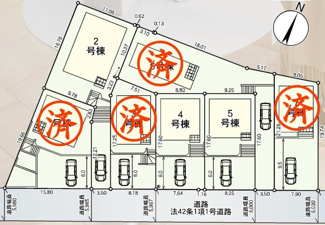 【区画図】 | 郡山市菜根3丁目新築一戸建て7棟