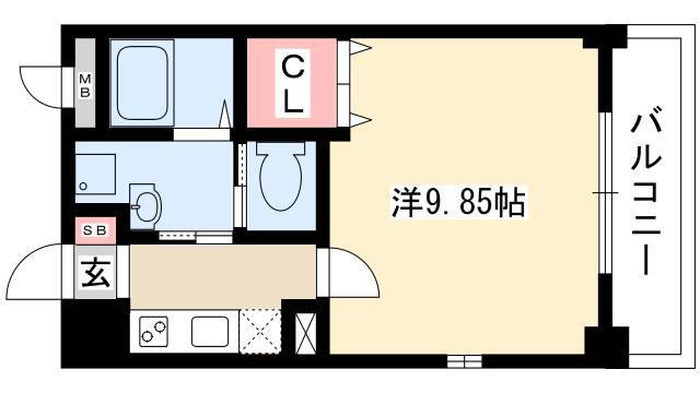 ソフィアの間取り|壁に窓はありません。