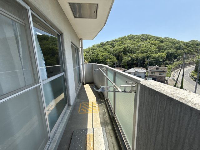 コーポ青山Ⅲのバルコニー