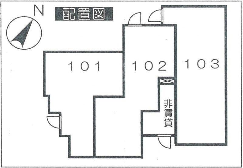 パルコート要町の区画図