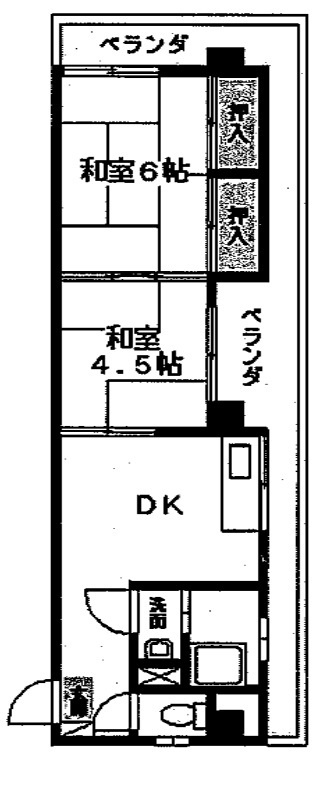 ヴォーグマンションの間取り