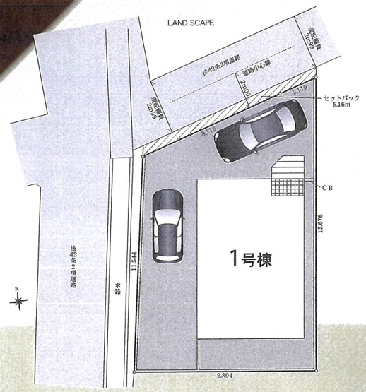 【区画図】 | 平塚市東真土四丁目　限定１棟　新築住宅